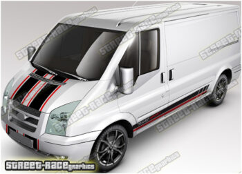 Ford Transit MK7 full 004 - racing stripes
