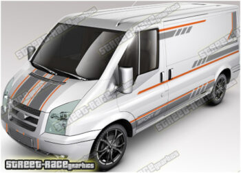 Ford Transit MK7 full 006 - racing stripes