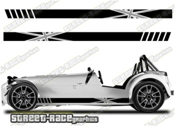 Caterham racing stripes 008 - Union Jack