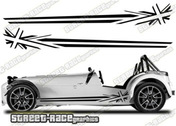 Caterham racing stripes 010 - Union Jack