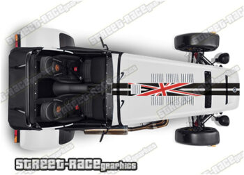 Caterham racing stripes 021 - UNION JACK