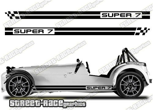 Caterham racing stripes 035 - SUPER 7