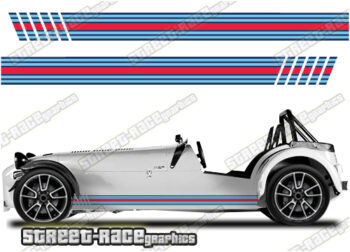 Caterham Martini racing stripes 002A