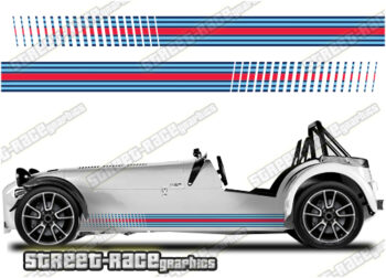 Caterham Martini racing stripes 003A