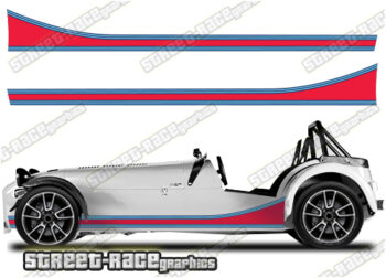 Caterham Martini racing stripes 004