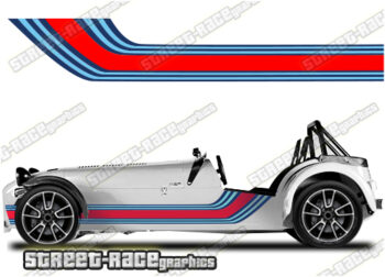 Caterham Martini racing stripes 007