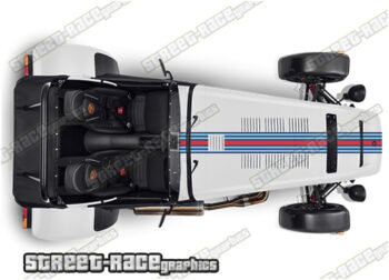 Caterham Martini racing stripes 009