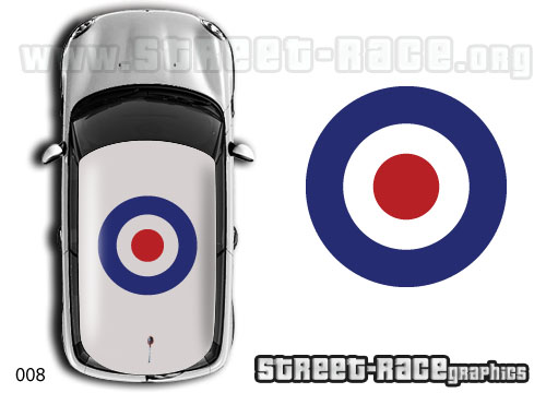 Mini 008 roof RAF insignia