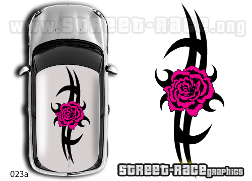 Mini 023a Roof tribal rose