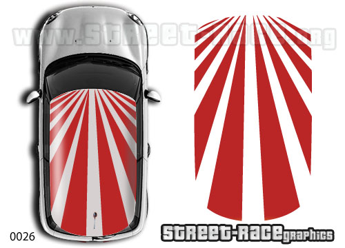 Mini 026 - roof Rising sun