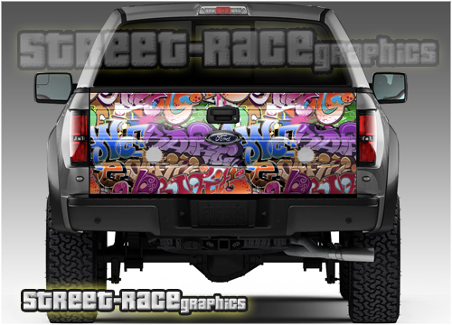 1001 - Tailgate wrap (graffiti)