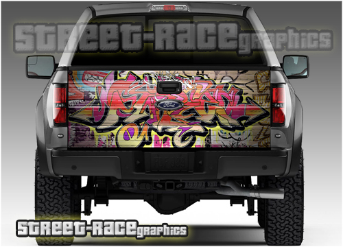 1002 - Tailgate wrap (graffiti)