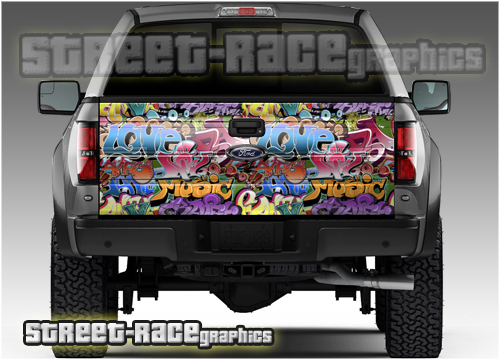 1005 - Tailgate wrap (graffiti)