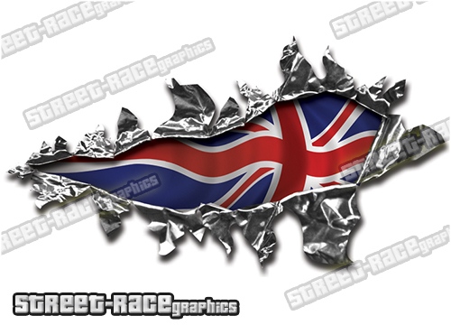 101 Ripped Metal PAIR 200mm x 135mm