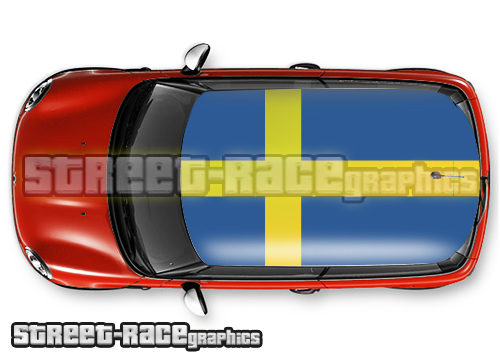 105 - Sweden flag roof wrap