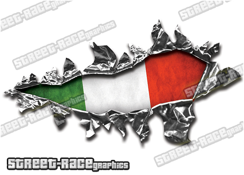 105 Ripped Metal PAIR 200mm x 135mm