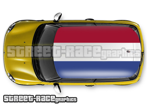 106 - Netherlands flag roof wrap