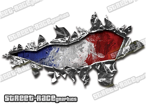 106 Ripped Metal PAIR 200mm x 135mm