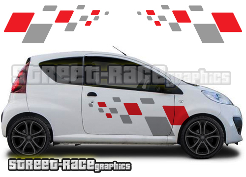 Peugeot 107 large side flags 015
