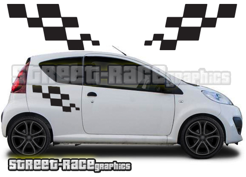 Peugeot 107 racing flags 022