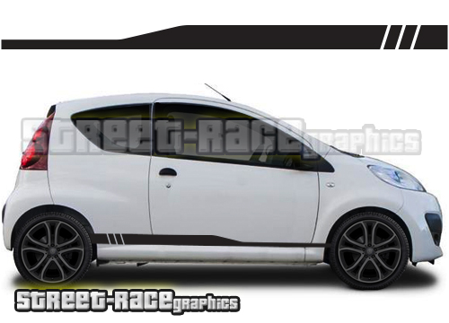 Peugeot 107 racing stripes 024
