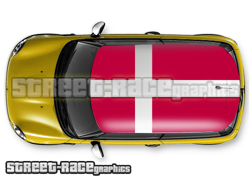 108 - Denmark flag roof wrap