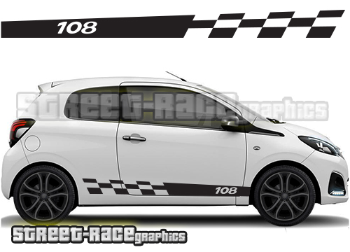 Peugeot 108 racing stripes 005