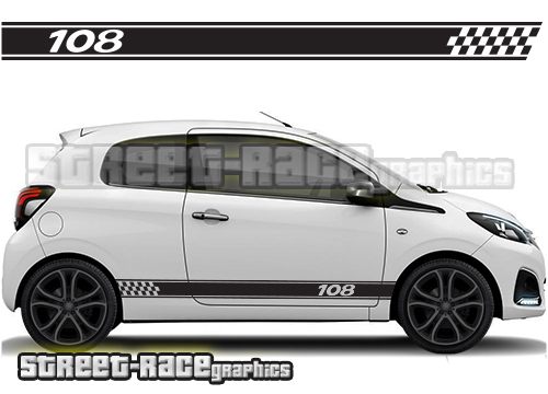 Peugeot 108 racing stripes 011