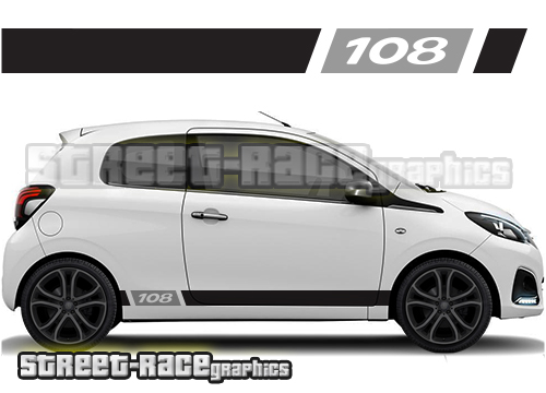 Peugeot 108 racing stripes 017