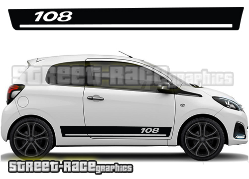 Peugeot 108 racing stripes 023