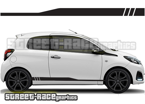 Peugeot 108 racing stripes 024
