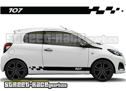 Peugeot 108 racing stripes 025