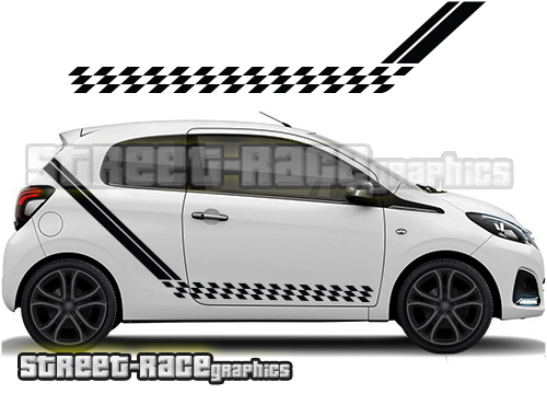 Peugeot 108 racing stripes 027