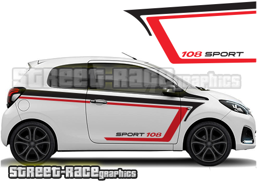 Peugeot 108 rally graphics 008