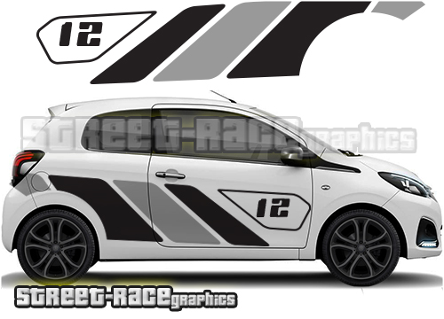 Peugeot 107 & 108 rally graphics 009