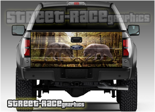 1103 - Tailgate wrap (Wolves)