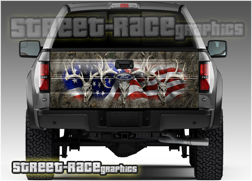 1106 - Tailgate wrap (American Buck Forest camouflage)