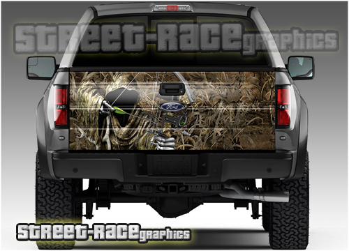 1114 - Tailgate wrap (Bow Reaper Grassland camouflage)