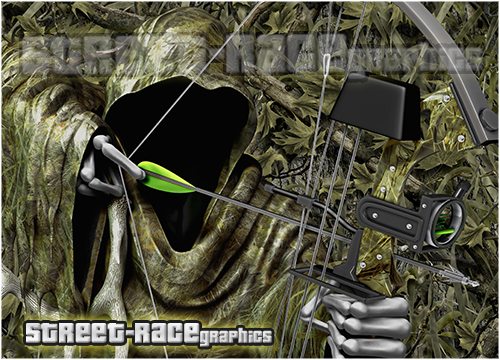1115 - Tailgate wrap (Bow Reaper Marshland camouflage) - Image 2