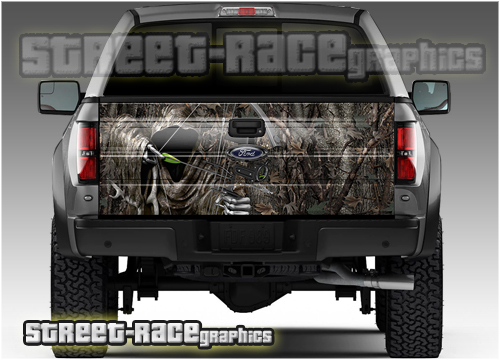 1116 - Tailgate wrap (Bow Reaper Oakland camouflage)