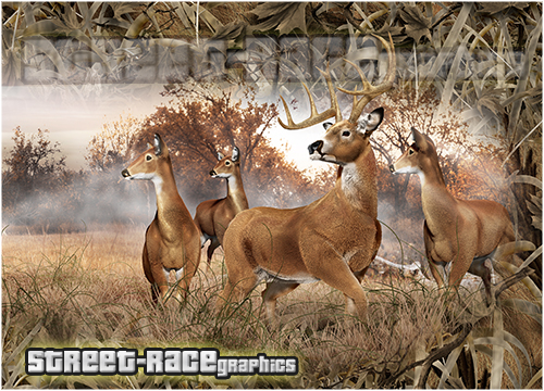 1121 - Tailgate wrap (Buck Grassland camouflage) - Image 2