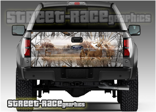 1124 - Tailgate wrap (Buck Snowstorm camouflage)