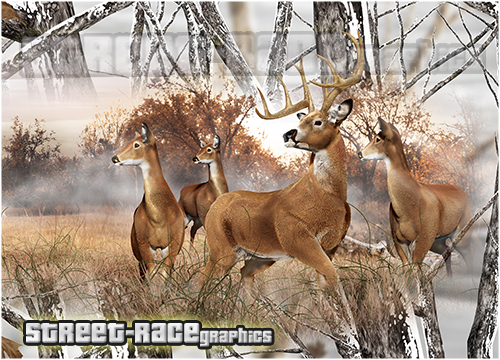 1124 - Tailgate wrap (Buck Snowstorm camouflage) - Image 2