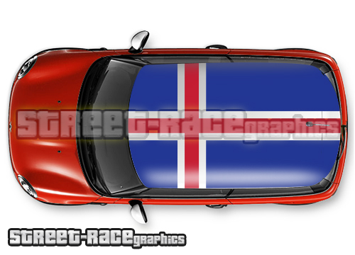 112 - Iceland flag roof wrap