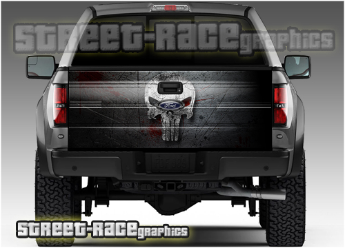 115 - Tailgate wrap (Punisher)