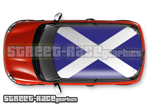 116 - Scotland flag roof wrap
