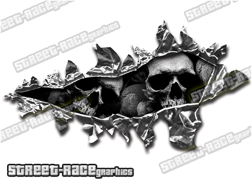 121 Ripped Metal PAIR 200mm x 135mm