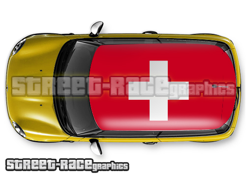 122 - Switzerland flag roof wrap