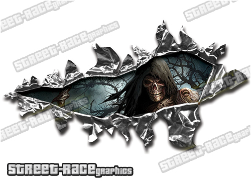 122 Ripped Metal PAIR 200mm x 135mm