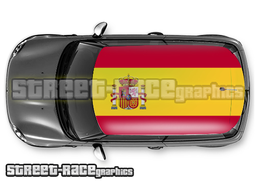 124 - Spain flag roof wrap